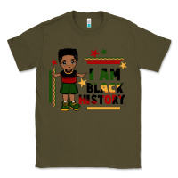 Army Green i am black history black boy  juneteenth Classic Tee - CowGirlArtShop