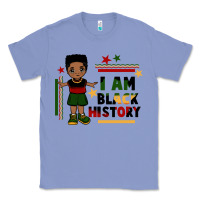 Colony Blue i am black history black boy  juneteenth Classic Tee - CowGirlArtShop