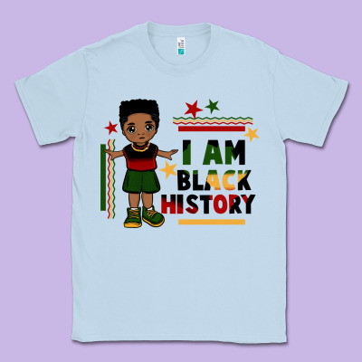 I Am Black History Black Boy  Juneteenth Classic Tee Designed By Cowgirlartshop