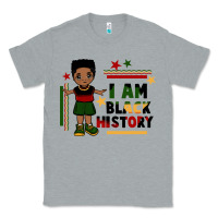 Heather Grey i am black history black boy  juneteenth Classic Tee - CowGirlArtShop