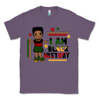 Lavender i am black history black boy  juneteenth Classic Tee - CowGirlArtShop