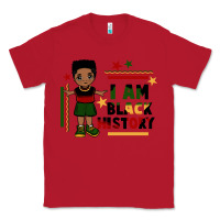 Red i am black history black boy  juneteenth Classic Tee - CowGirlArtShop