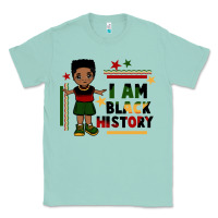 Seafoam i am black history black boy  juneteenth Classic Tee - CowGirlArtShop