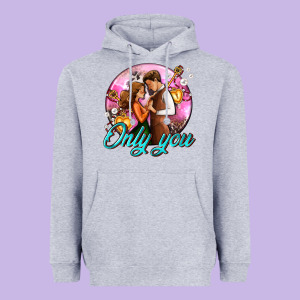 Only You And Couple With Keys Heavyweight Hoodie Designed By Adodesignshop