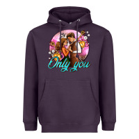 Plum only you and couple with keys Heavyweight Hoodie - AdoDesignShop