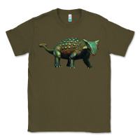 Army Green ankylosaurus Classic Tee - Artiststas