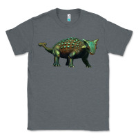 Charcoal Heather ankylosaurus Classic Tee - Artiststas
