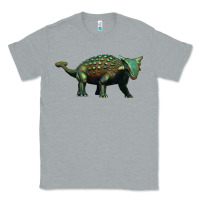 Heather Grey ankylosaurus Classic Tee - Artiststas
