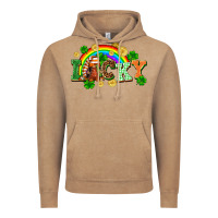 Vintage Coffee lucky gnome St. Patricks Day Vintage Hoodie - FaDigitalArtStudio