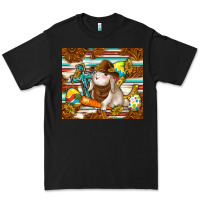 Black western bunny Premium Tee - TumblerDesignByShophia