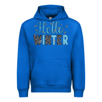 Cobalt hello winter Urban Hoodie - JahusDesignShop