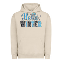 Pigment French Oak hello winter Urban Hoodie - JahusDesignShop