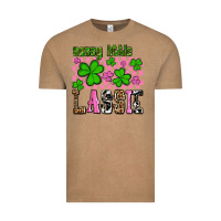 Vintage Coffee St. Patrick's Day Sassy little lassie Vintage Tee - OliviaCreatesArt