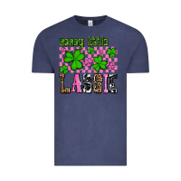 Vintage Denim St. Patrick's Day Sassy little lassie Vintage Tee - OliviaCreatesArt