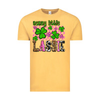 Vintage Mustard St. Patrick's Day Sassy little lassie Vintage Tee - OliviaCreatesArt