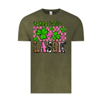 Vintage Olive St. Patrick's Day Sassy little lassie Vintage Tee - OliviaCreatesArt