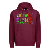 Burgundy crawfish season mardi gras carnival Premium Hoodie - Jasminsmagicworld