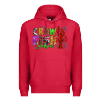 Cardinal crawfish season mardi gras carnival Premium Hoodie - Jasminsmagicworld