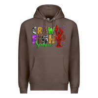 Coffee crawfish season mardi gras carnival Premium Hoodie - Jasminsmagicworld