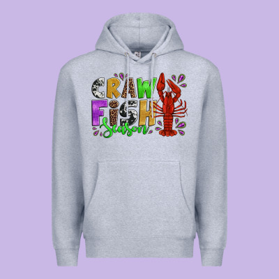 Crawfish Season Mardi Gras Carnival Premium Hoodie Designed By Jasminsmagicworld