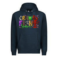 Navy crawfish season mardi gras carnival Premium Hoodie - Jasminsmagicworld