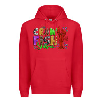 Red crawfish season mardi gras carnival Premium Hoodie - Jasminsmagicworld
