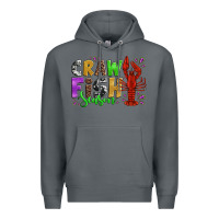 Rock crawfish season mardi gras carnival Premium Hoodie - Jasminsmagicworld