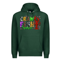 Sports Green crawfish season mardi gras carnival Premium Hoodie - Jasminsmagicworld