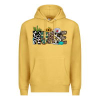 Antique Gold nurse leopard and cowhide Premium Hoodie - CowhideDigitalArt