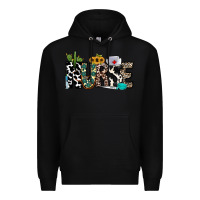 Black nurse leopard and cowhide Premium Hoodie - CowhideDigitalArt
