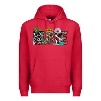 Cardinal nurse leopard and cowhide Premium Hoodie - CowhideDigitalArt