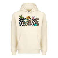 Sandshell nurse leopard and cowhide Premium Hoodie - CowhideDigitalArt