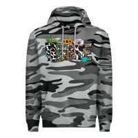 Slate Camo nurse leopard and cowhide Premium Hoodie - CowhideDigitalArt