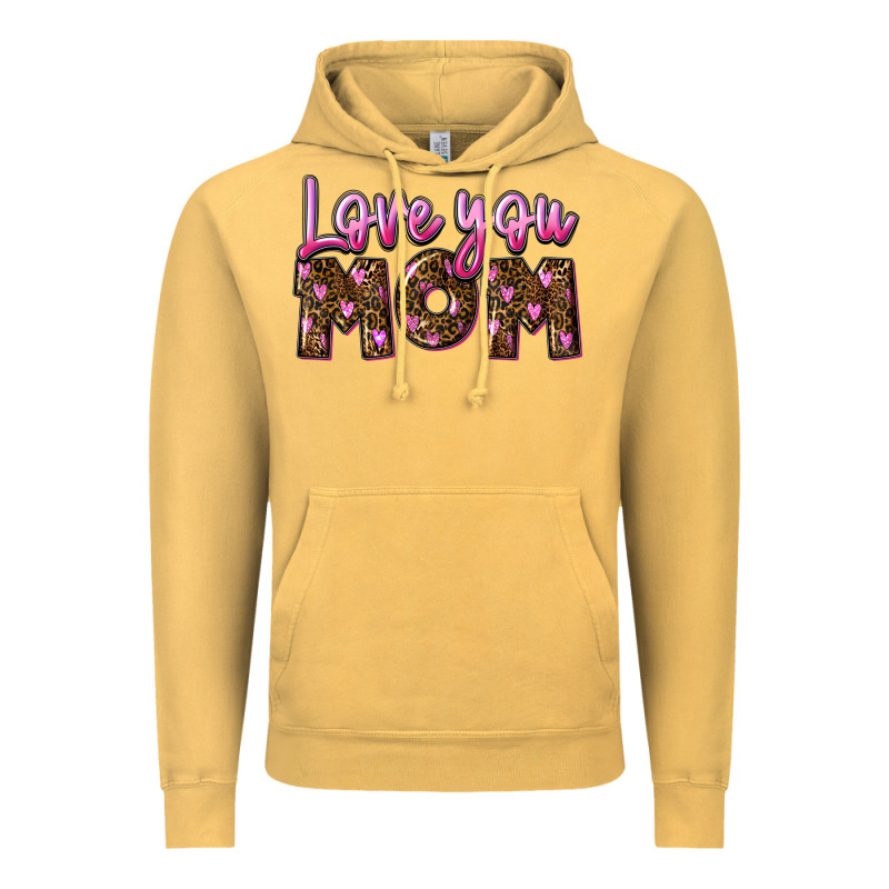Love You Mom Mother's Day Vintage Hoodie by FaDigitalArtStudio | Teevron