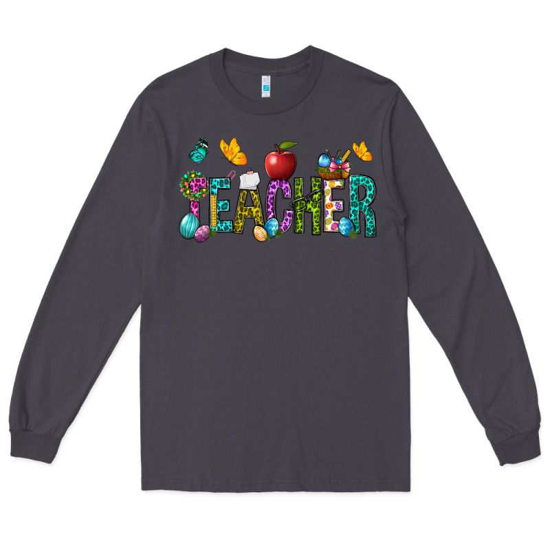 Easter Teacher Long Sleeve Tee by BundleAndBundleShop | Teevron