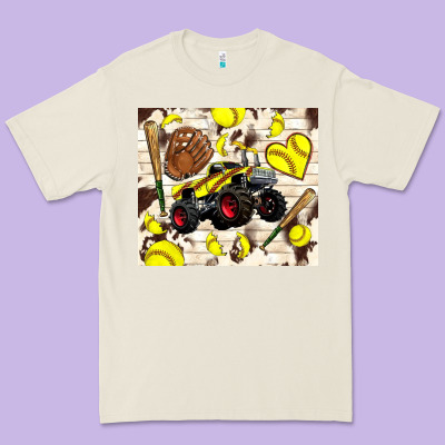 Softball Crusher Premium Tee Designed By Tumblerdesignbyshophia
