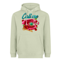 Matcha call me roses and pink telephone Heavyweight Hoodie - AdoDesignShop