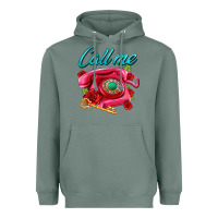 Sage call me roses and pink telephone Heavyweight Hoodie - AdoDesignShop