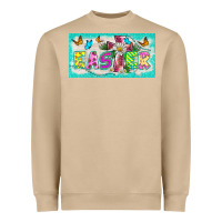Mushroom easter cross license plate template Heavyweight Sweatshirt - BarkalooDesign