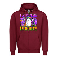 I Put The In Booty Zipper Hoodie | Teevron