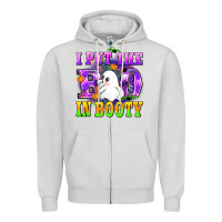 Dove Grey i put the in booty Zipper Hoodie - AdoDesignShop