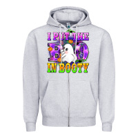 Heather Grey i put the in booty Zipper Hoodie - AdoDesignShop