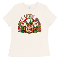 Bone mommys little reindeer christmas Ladies Tee - CowGirlArtShop