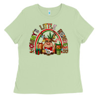 Matcha mommys little reindeer christmas Ladies Tee - CowGirlArtShop