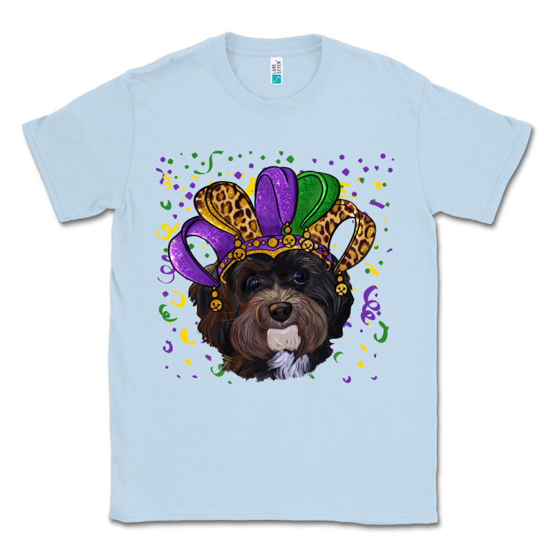 Mardi Gras Havanese Dog With Hat Classic Tee by RanaPortraitStore | Teevron