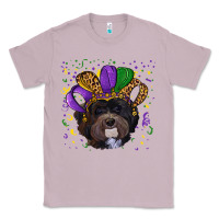 Lilac Mardi Gras Havanese Dog with Hat Classic Tee - RanaPortraitStore