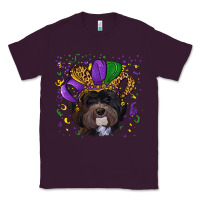 Plum Mardi Gras Havanese Dog with Hat Classic Tee - RanaPortraitStore