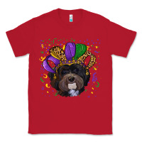 Red Mardi Gras Havanese Dog with Hat Classic Tee - RanaPortraitStore