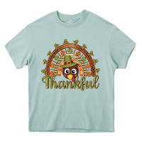 Arona Turkey rainbow thankful thanksgiving Heavy Core Tee - NancyCooperArtShop