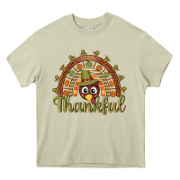 Mossy Turkey rainbow thankful thanksgiving Heavy Core Tee - NancyCooperArtShop